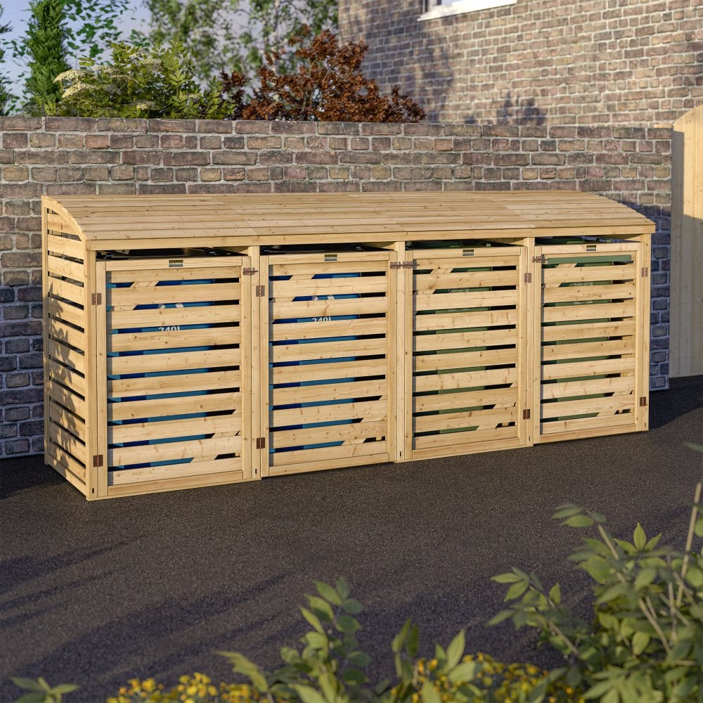 Classic Quadruple Bin Store — alternate view