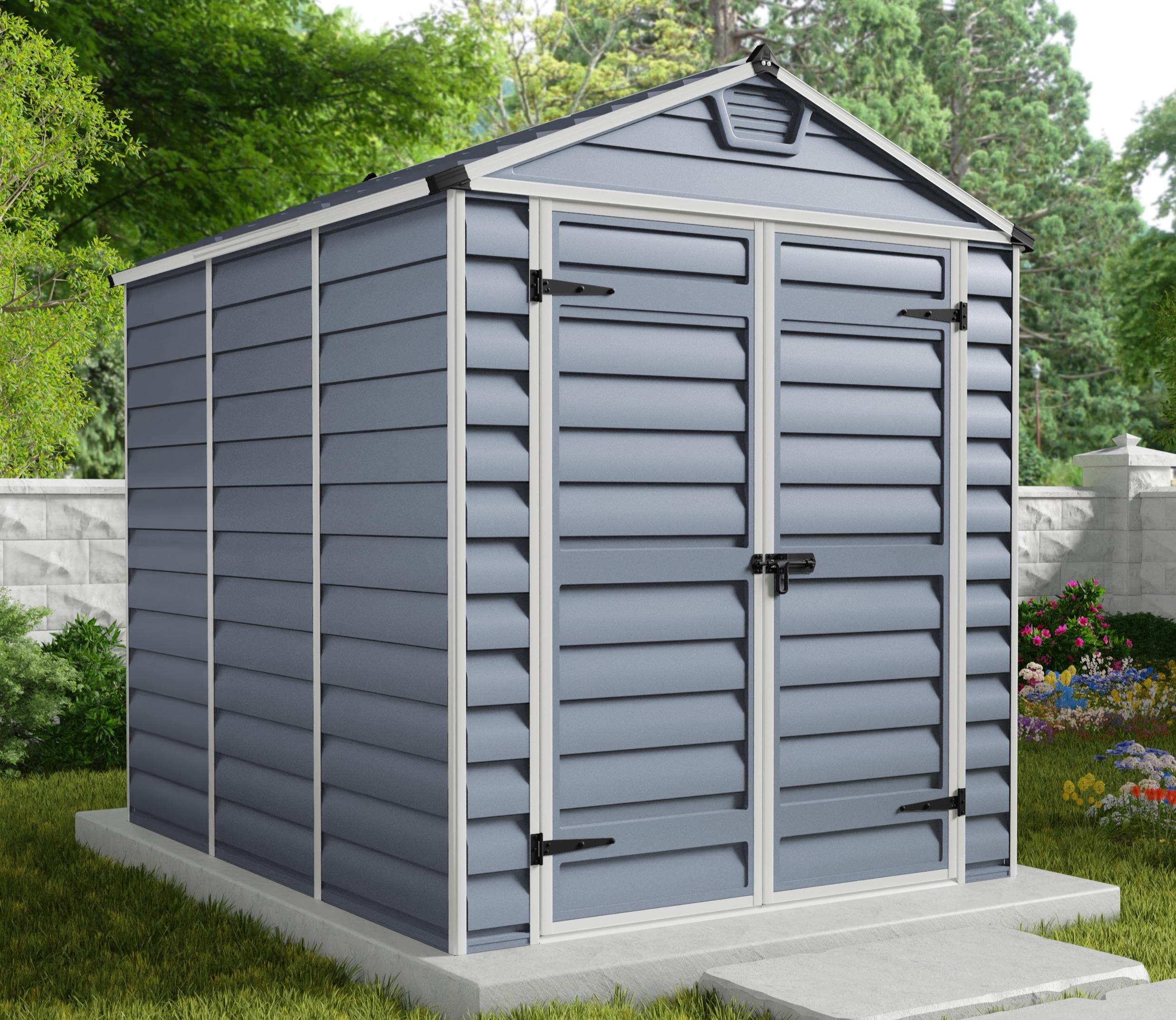 Palram Canopia 6 x 8 ft Skylight Anthracite Polycarbonate Shed