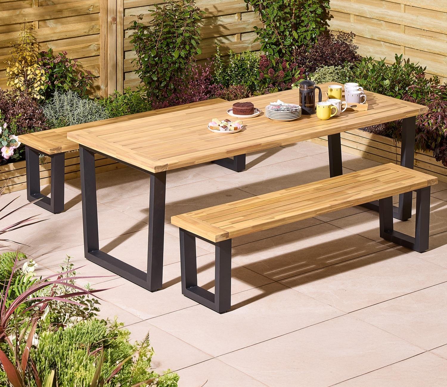 Rowlinson Stockholm 6 Seat Dining Set — alternate view