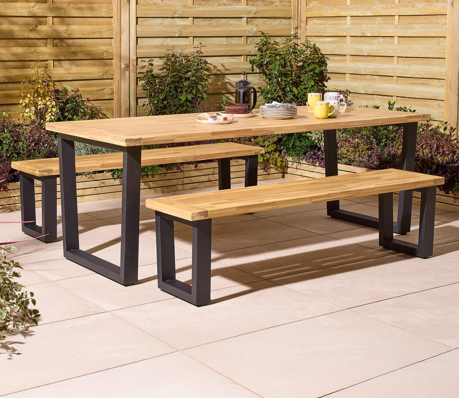 Rowlinson Stockholm 6 Seat Dining Set
