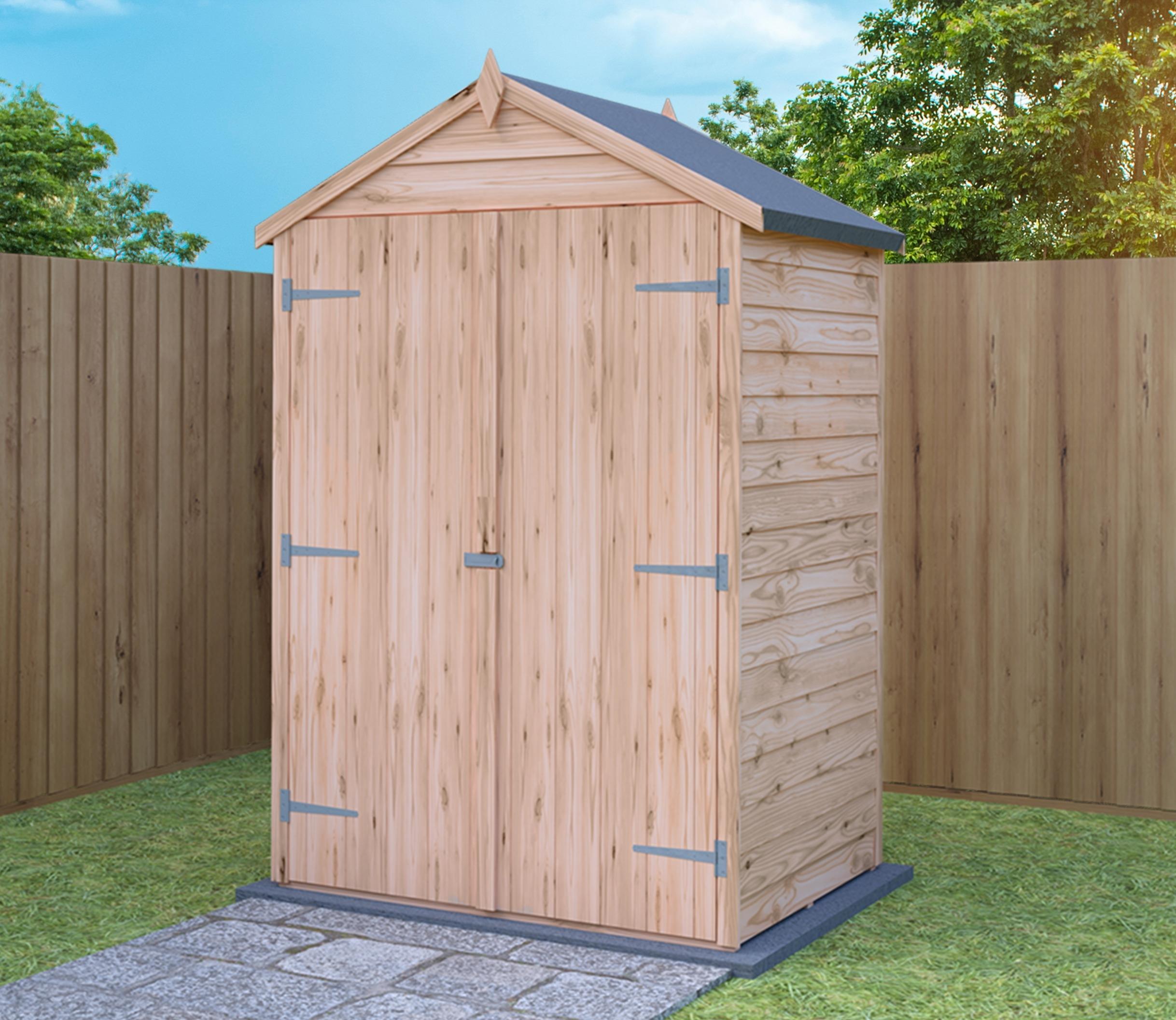 Shire Overlap 4 x 3 ft Dip Treated Shed