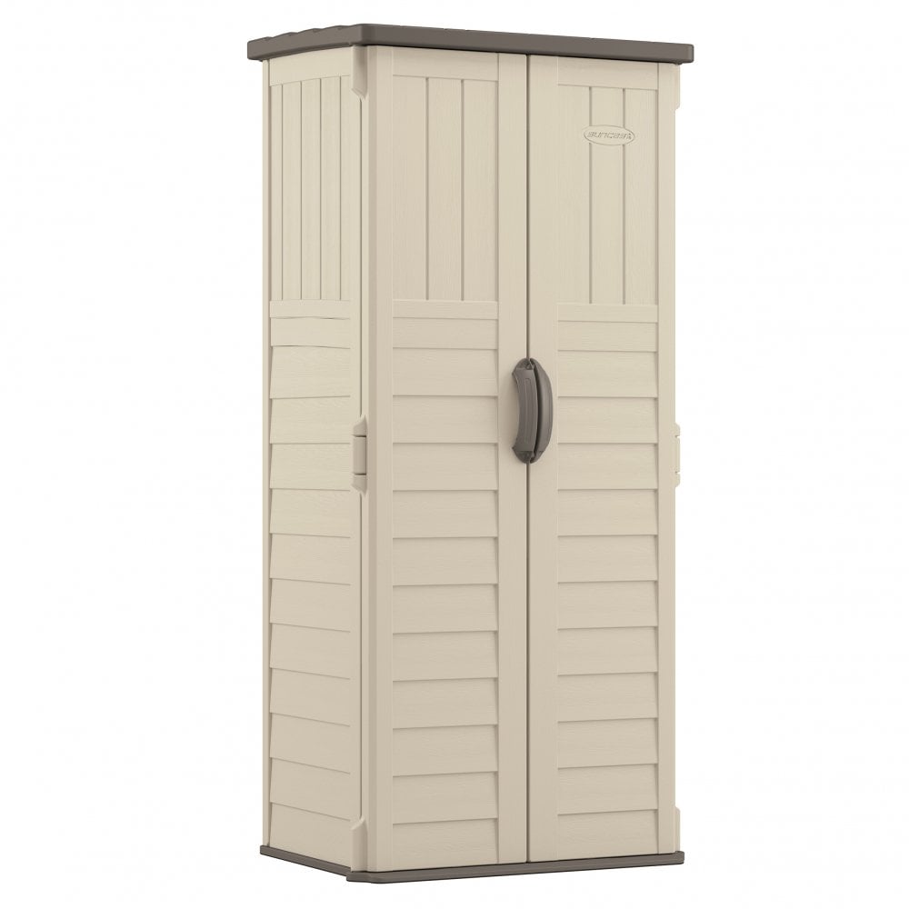 Suncast Mannington Storage Cabinet - Vanilla — alternate view