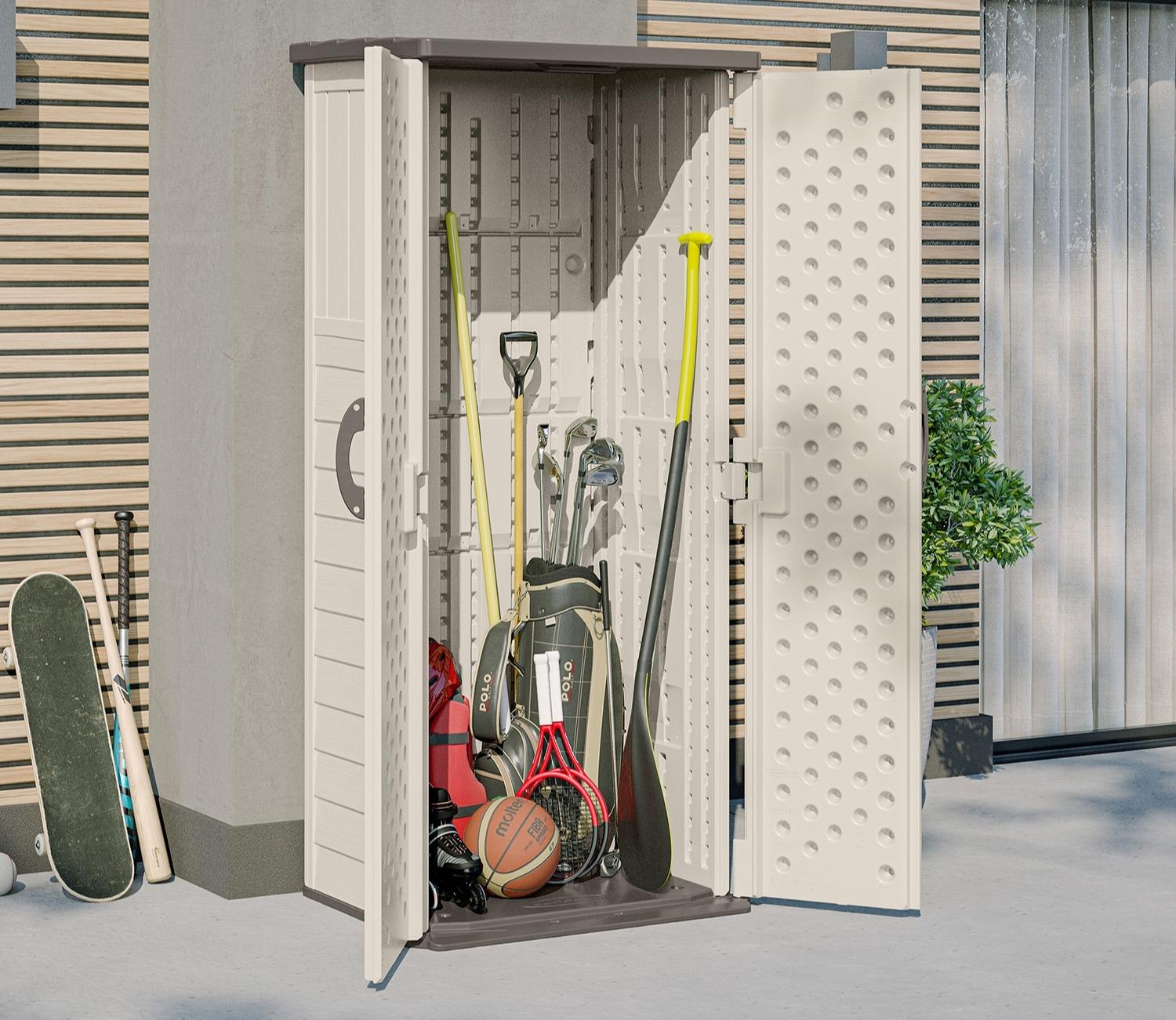 Suncast Mannington Storage Shed — alternate view